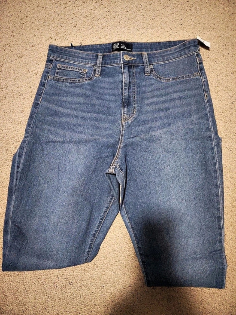 GAP 1969 Always Fits Denim Straight Leg Jeans Blue Waist 24/31 NWT